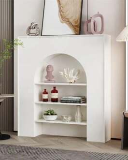 Arch Fire Place Cabinet