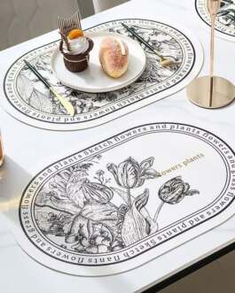 Flower Placemat Oval