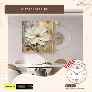 Clara Wall Clock set
